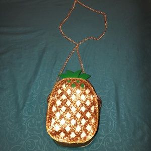 Pineapple Glitter bag